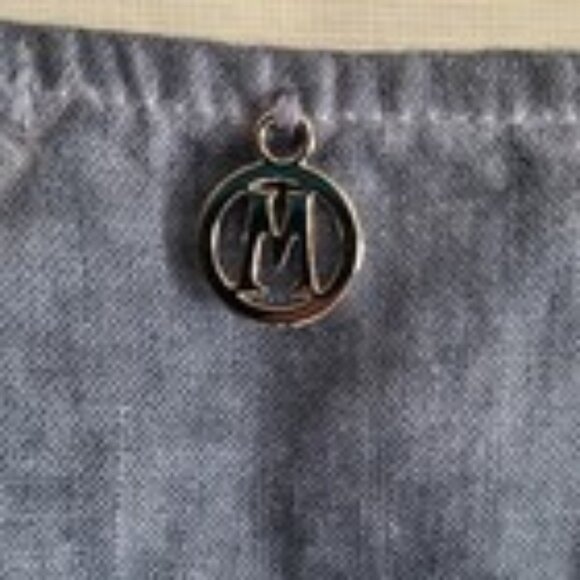 Maloka Linen Dress Midi Blue Womens 4 Vintage - Picture 9 of 10